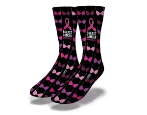 SAVVY SOX BREAST CANCER AWARENESS 5 SOCKS