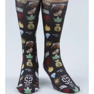SAVVY SOX EMOJI HIP HOP SOCKS