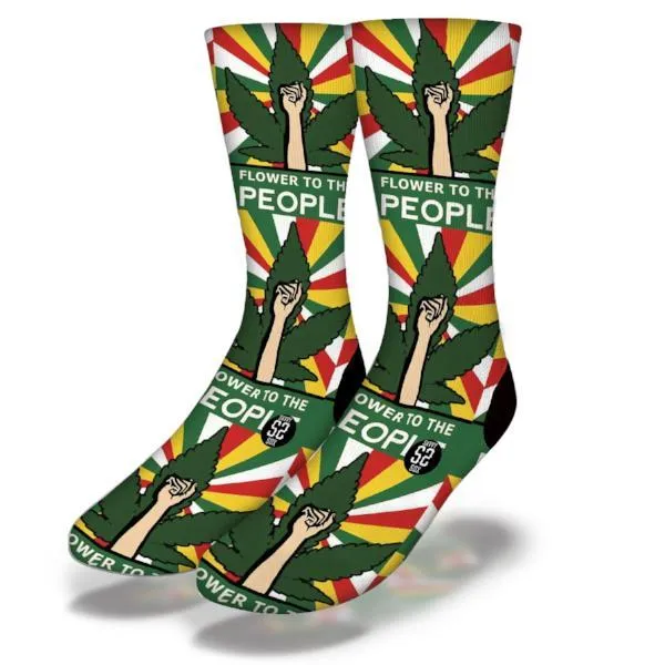 SAVVY SOX FLOWER TO THE PEOPLE SOCKS
