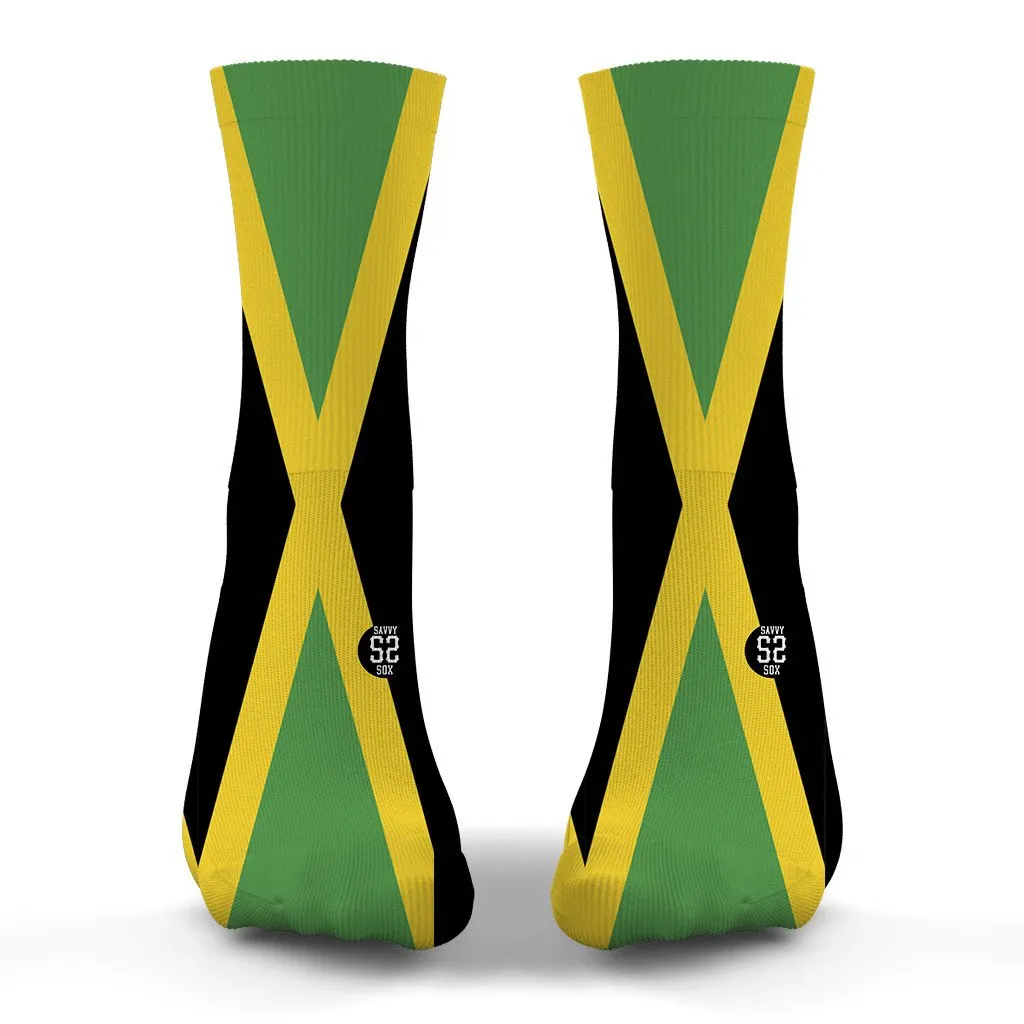 SAVVY SOX JAMAICAN FLAG SOCKS