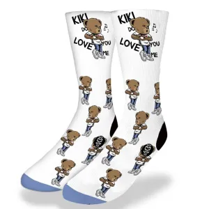 SAVVY SOX KIKI DO YOU LOVE ME BEAR SOCKS