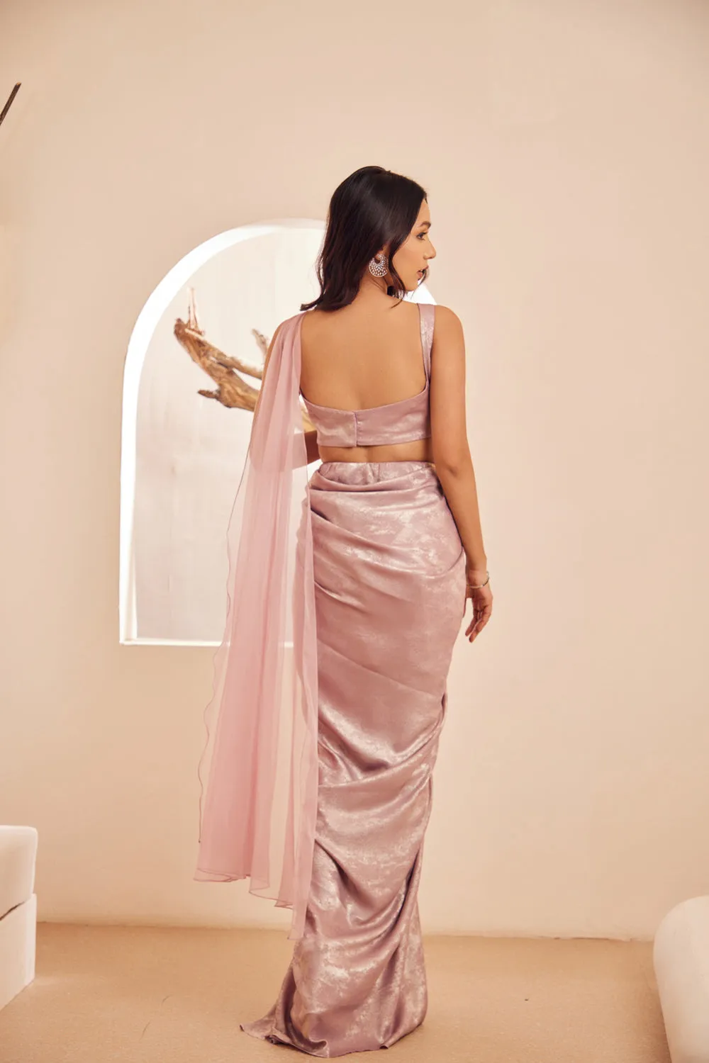 Sayrah Stitched Saree Set