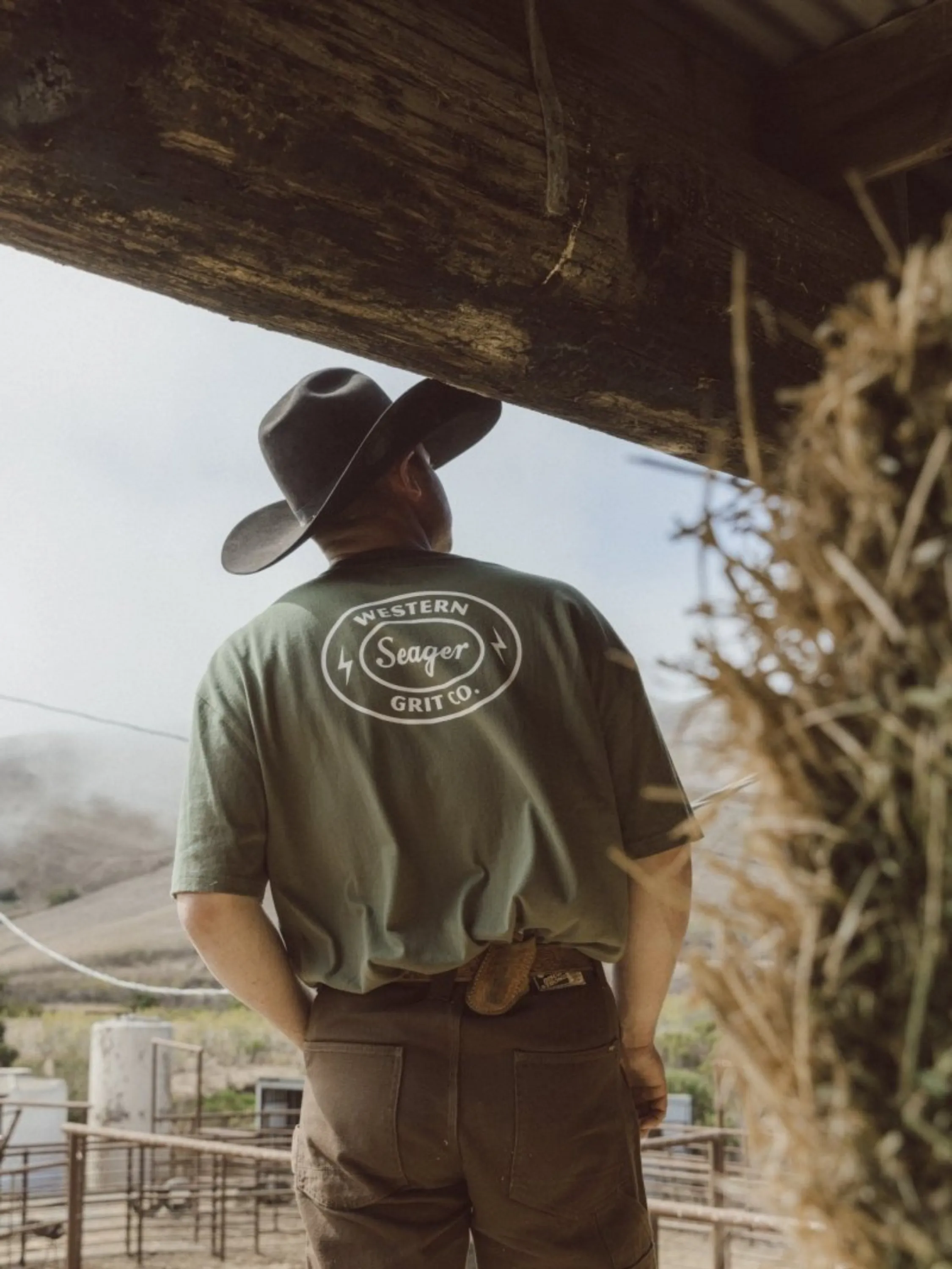 Seager Ford Burl Tee - Military Green