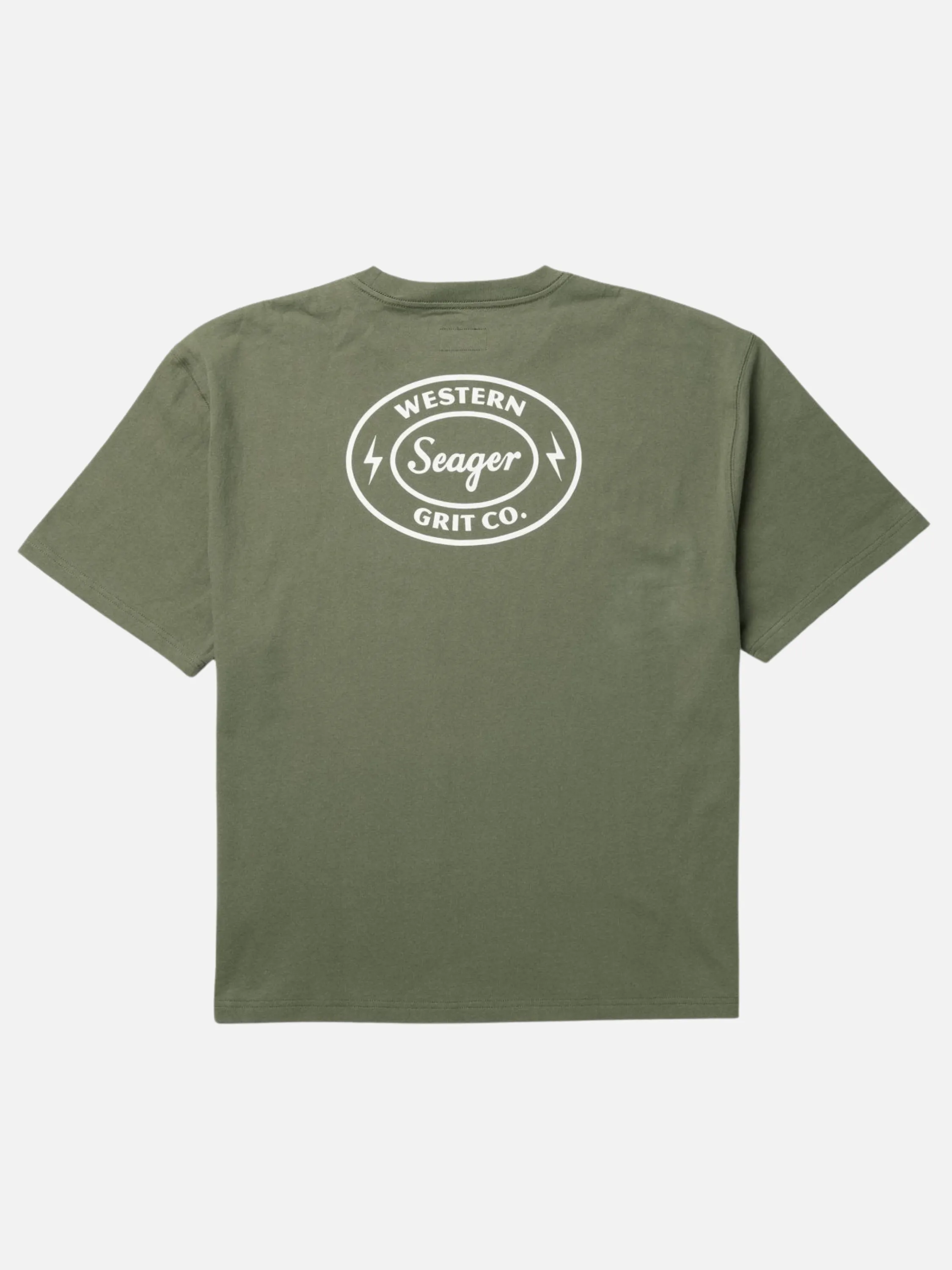 Seager Ford Burl Tee - Military Green