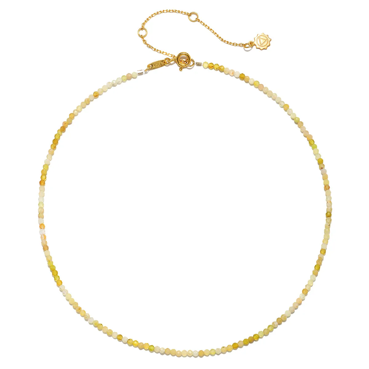 Secure in Self Yellow Opal Solar Plexus Chakra Choker