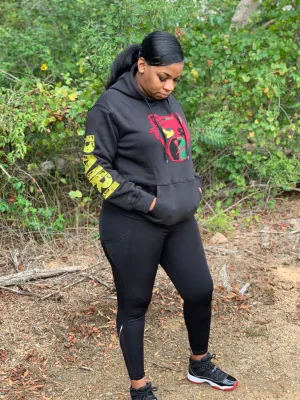 Secure The Bag (STB) Unisex Chenille Hoodie Black (Pre Order Only)