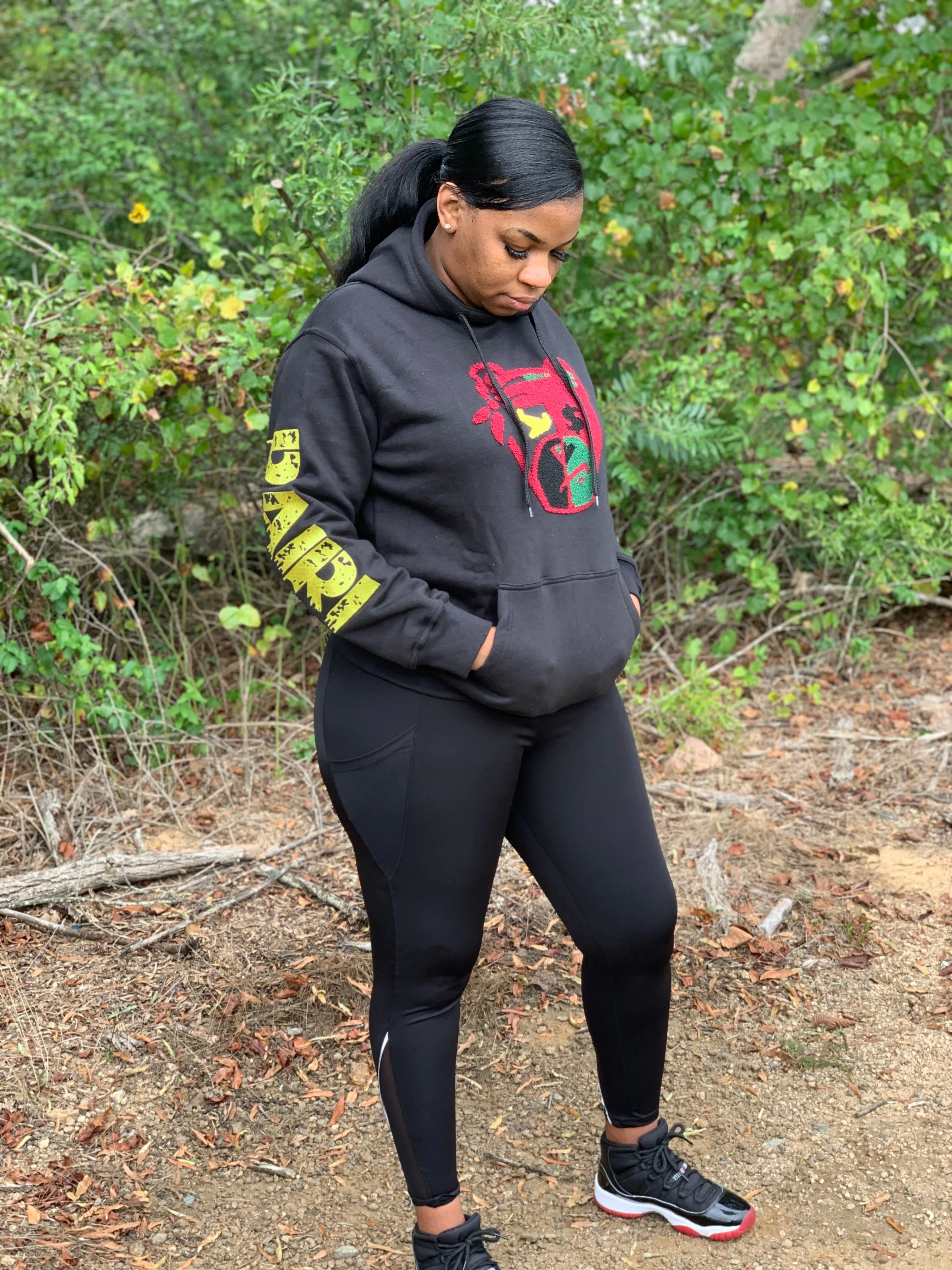 Secure The Bag (STB) Unisex Chenille Hoodie Black (Pre Order Only)