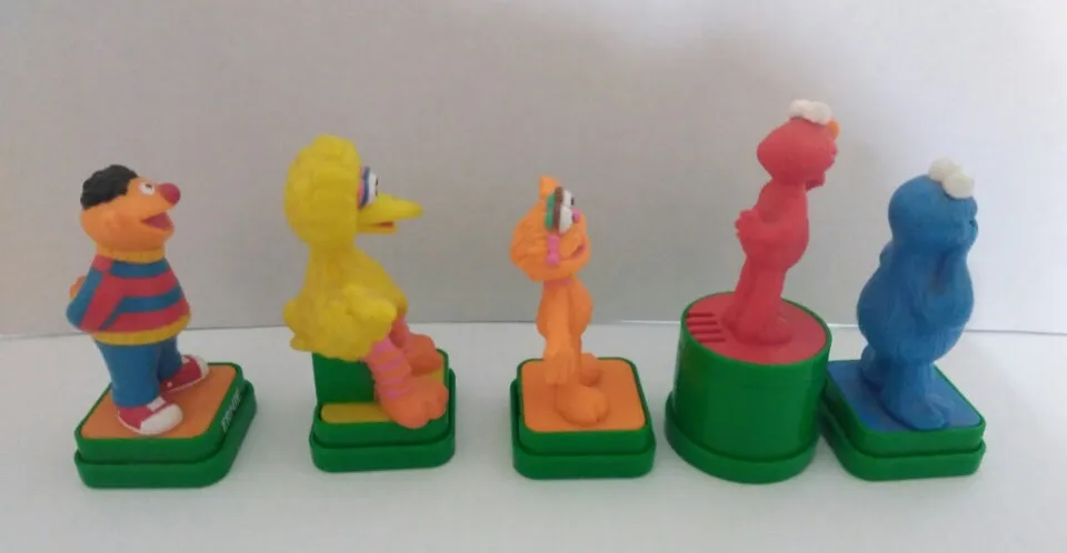 Sesame Street Figurine Ink Stamper Set