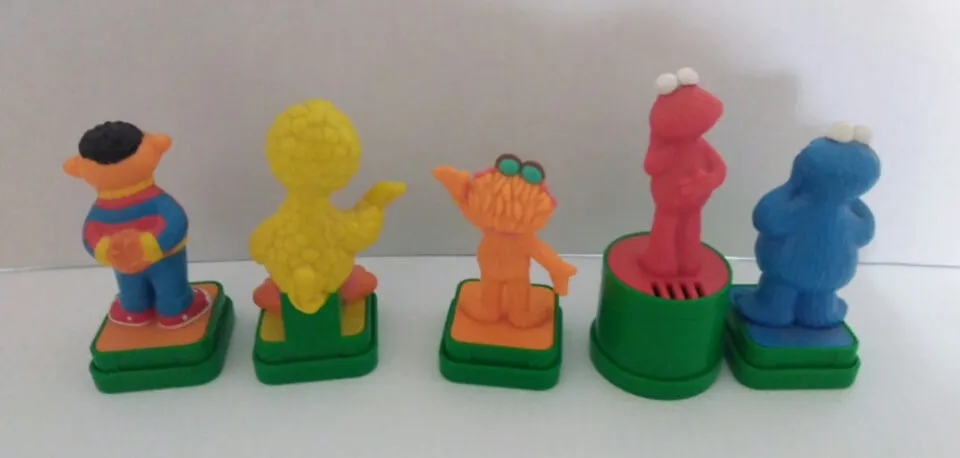 Sesame Street Figurine Ink Stamper Set