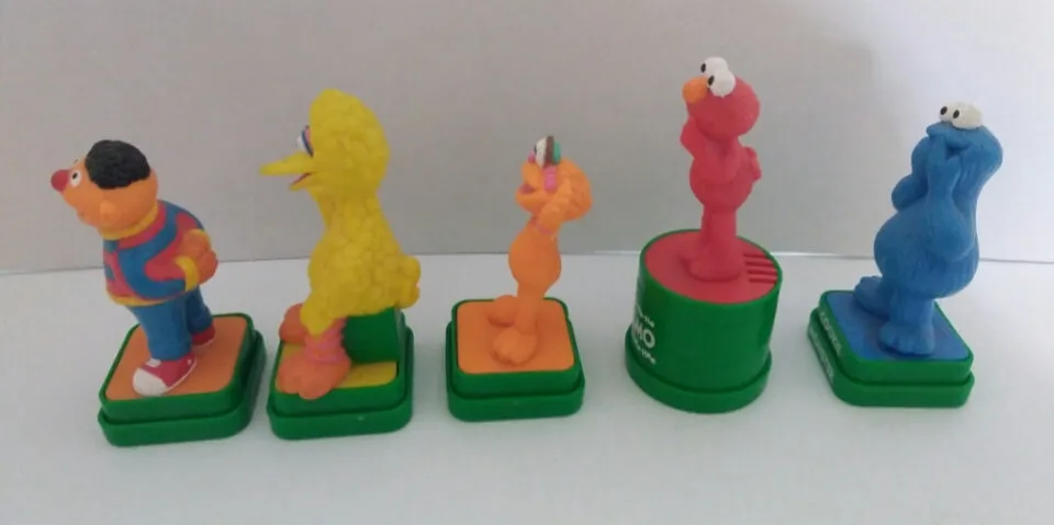 Sesame Street Figurine Ink Stamper Set
