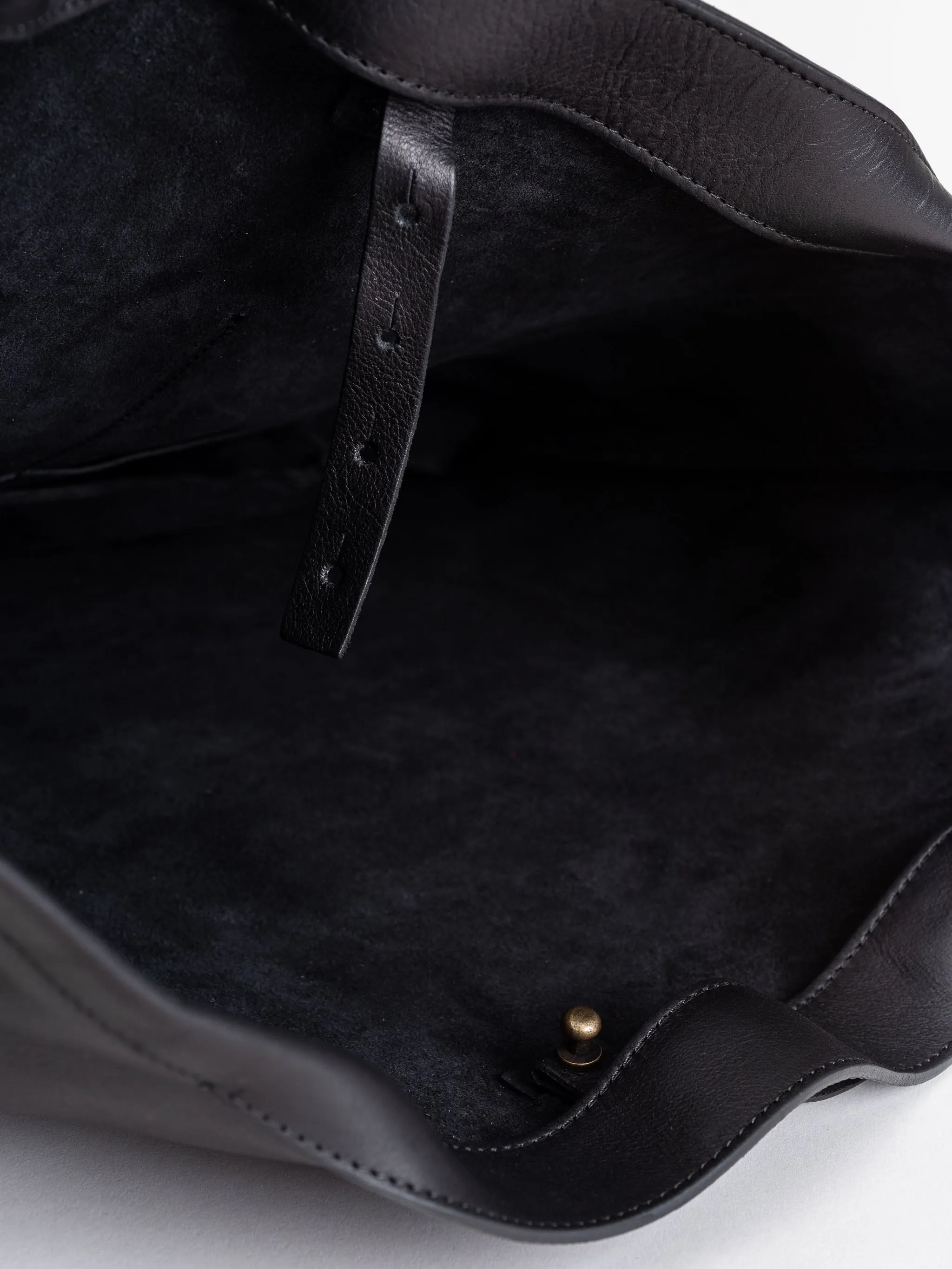 shopper tote- jet black