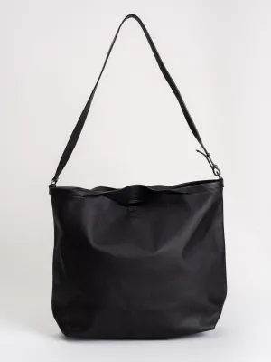 shopper tote- jet black