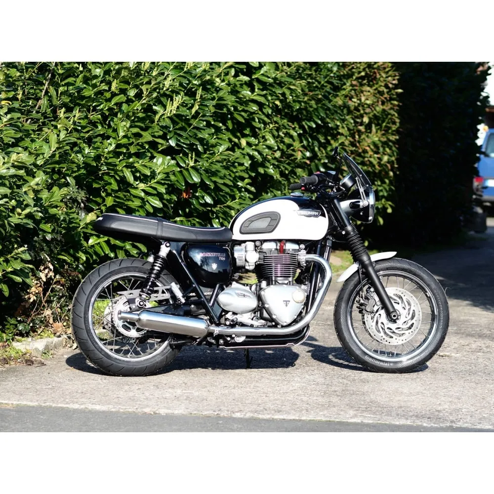Shorty Front Mudguard/Fender LC - Polished, Black anodised and Brushed  Aluminium finish