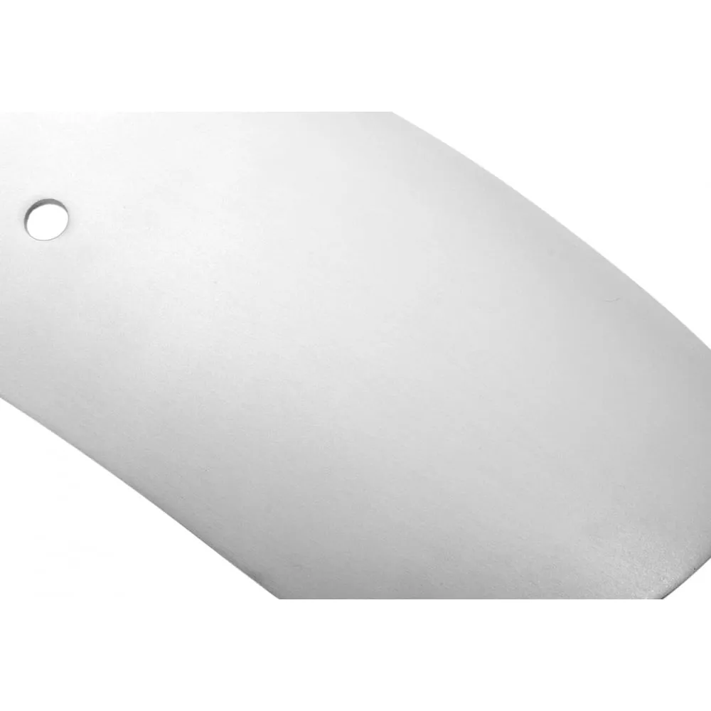 Shorty Front Mudguard/Fender LC - Polished, Black anodised and Brushed  Aluminium finish