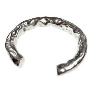 Silver Cuff Hand Hammered