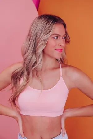 Simplistic Comfy Bralette - Dusty Pink