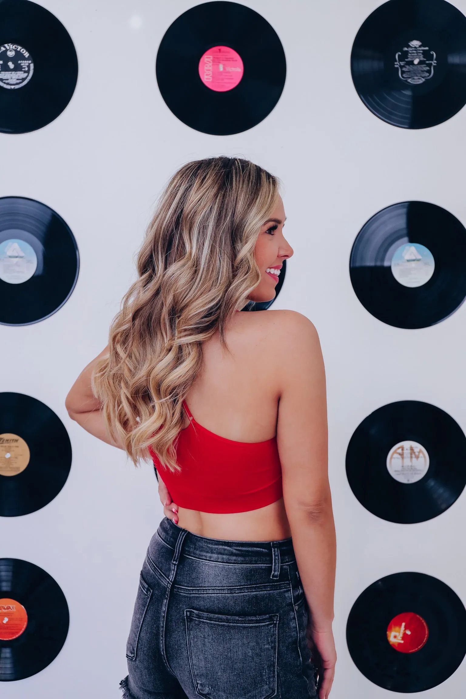 Simplistic Comfy Bralette - Red