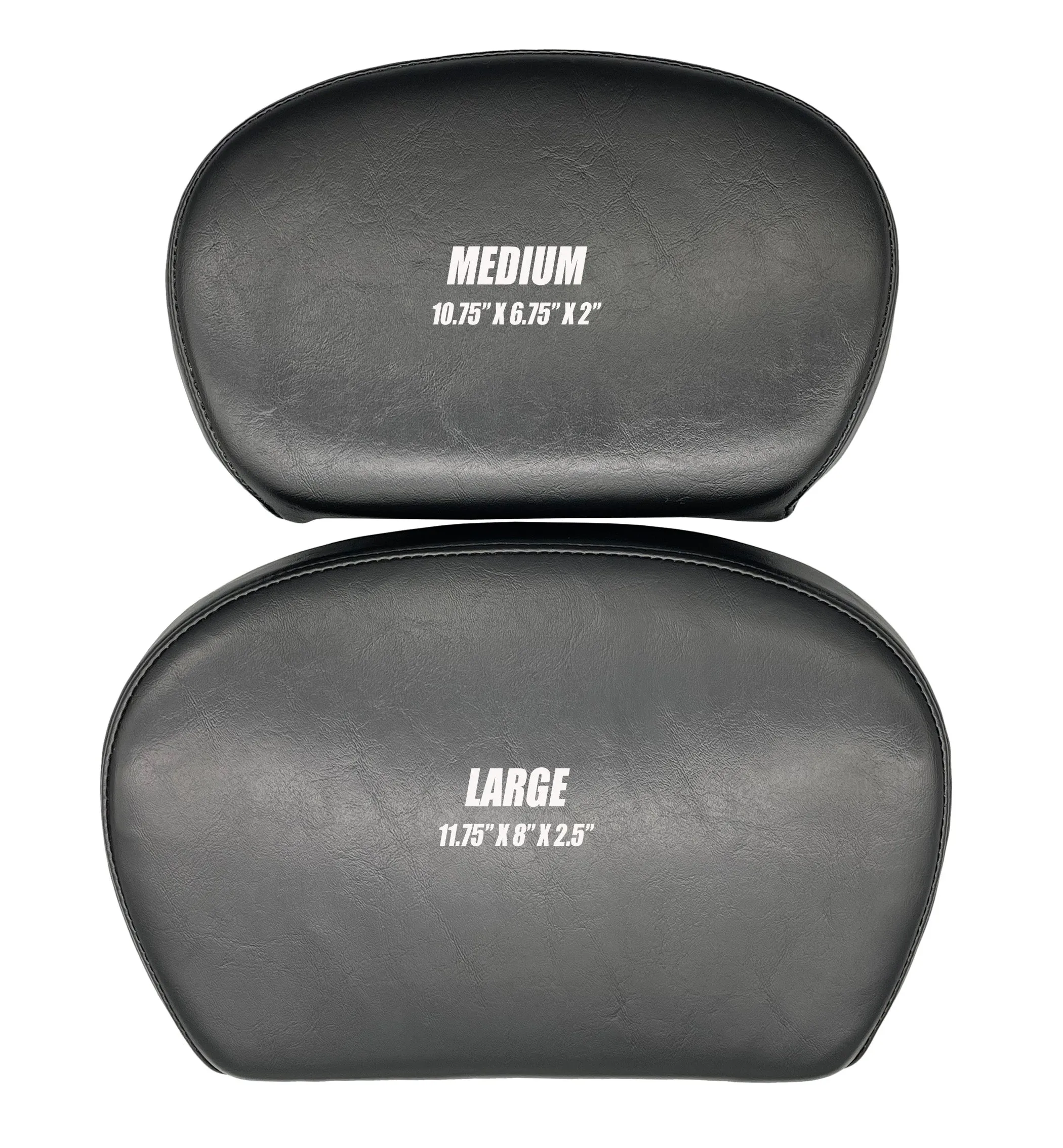 Sissy Bar Pad / Smooth / Dull Black Vinyl