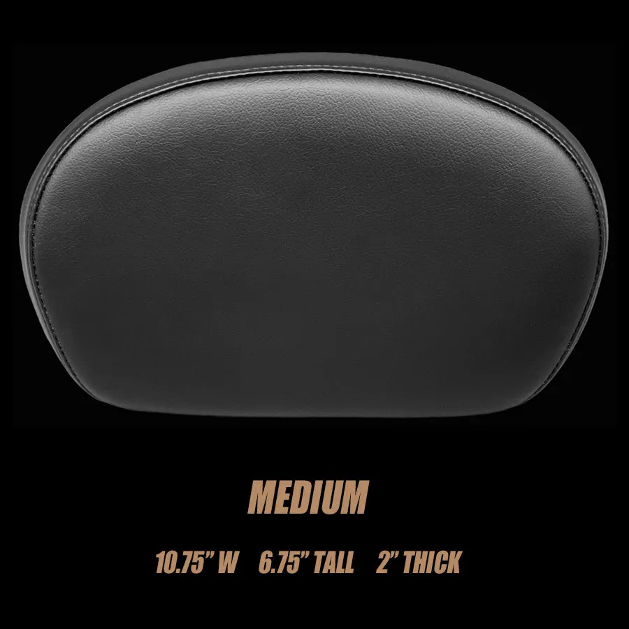 Sissy Bar Pad / Smooth / Dull Black Vinyl