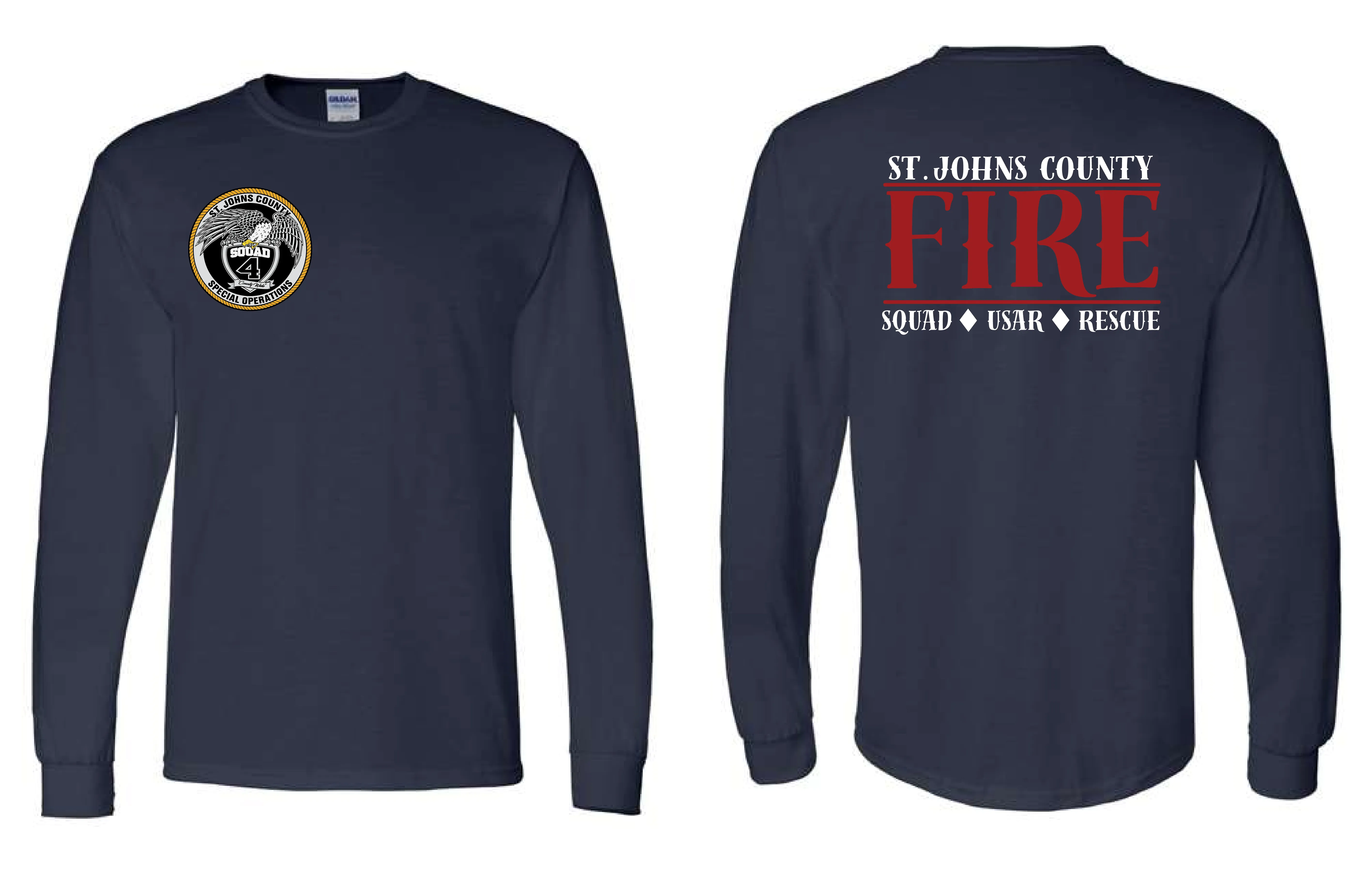 SJCFR Station 4 Pocketed Long Sleeve Shirt