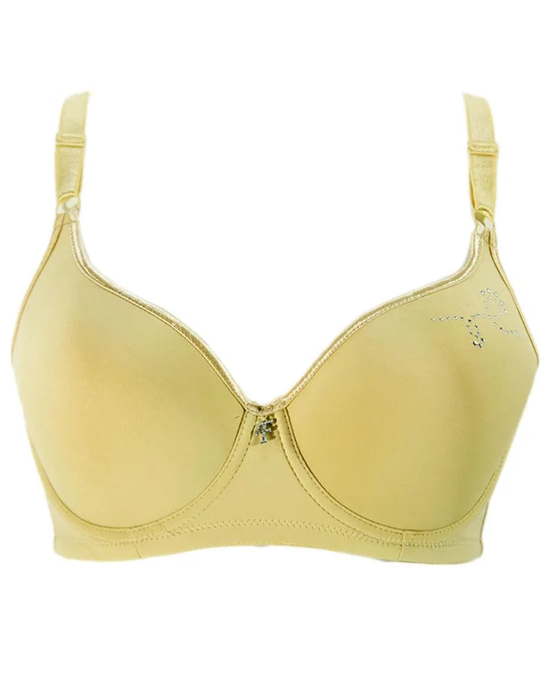 Skin Fancy Soft Padded Flourish Bra - Single Padded Underwired Bra - FL770