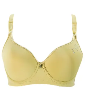 Skin Fancy Soft Padded Flourish Bra - Single Padded Underwired Bra - FL770