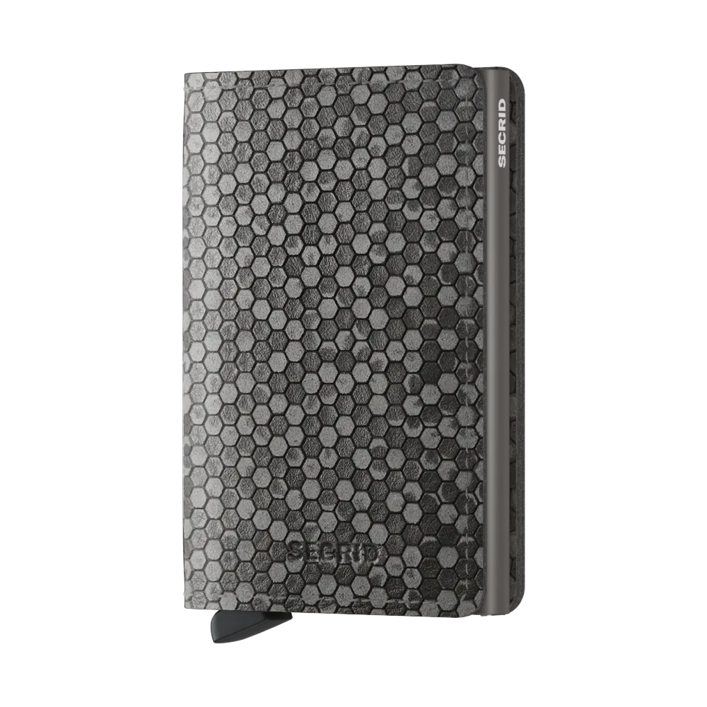 Slimwallet Hexagon Grey RFID Secure