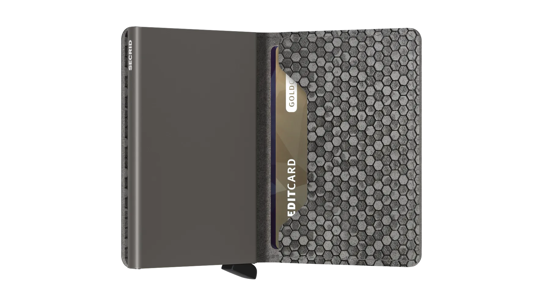 Slimwallet Hexagon Grey RFID Secure