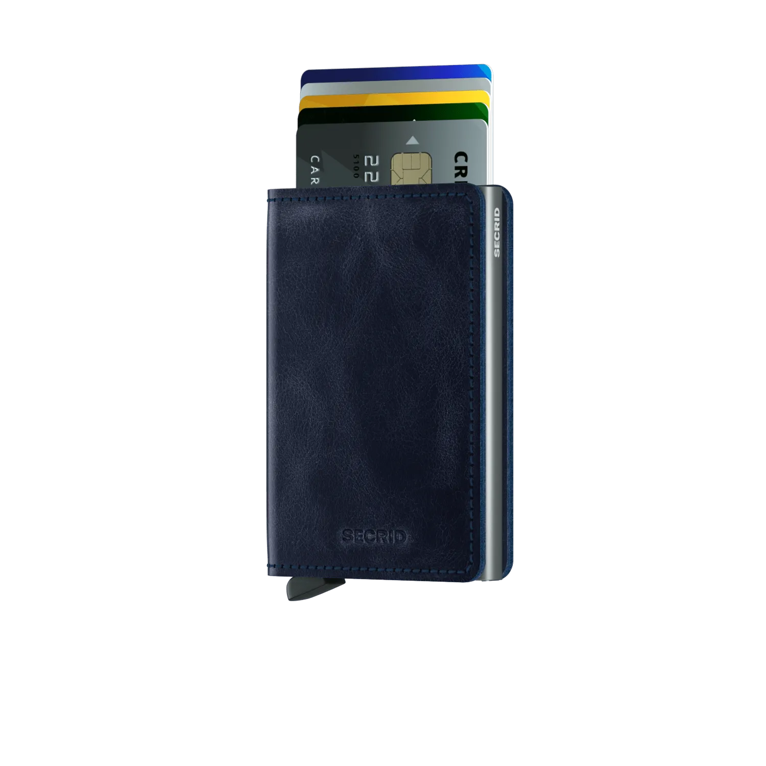 Slimwallet Vintage Blue RFID Secure