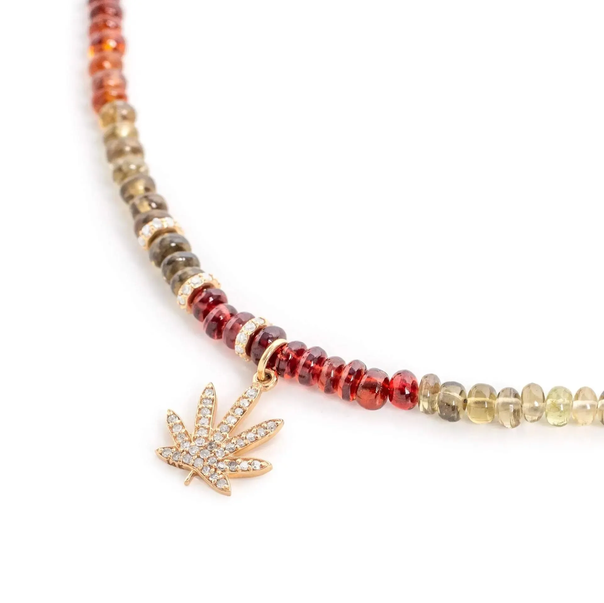 Smooth Brown Sugar Diamond Dope Necklace
