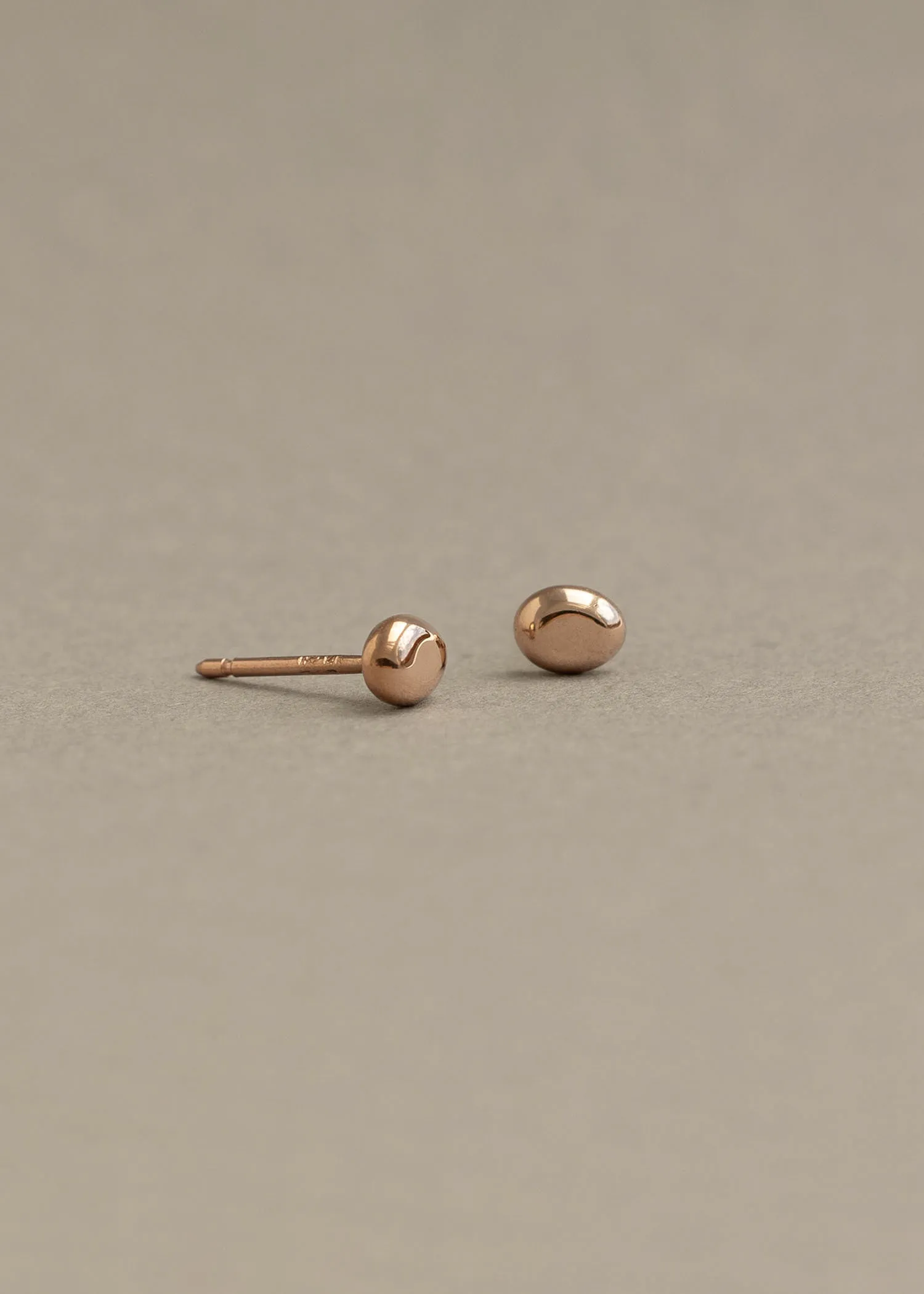 Smooth Mini Pebble Studs