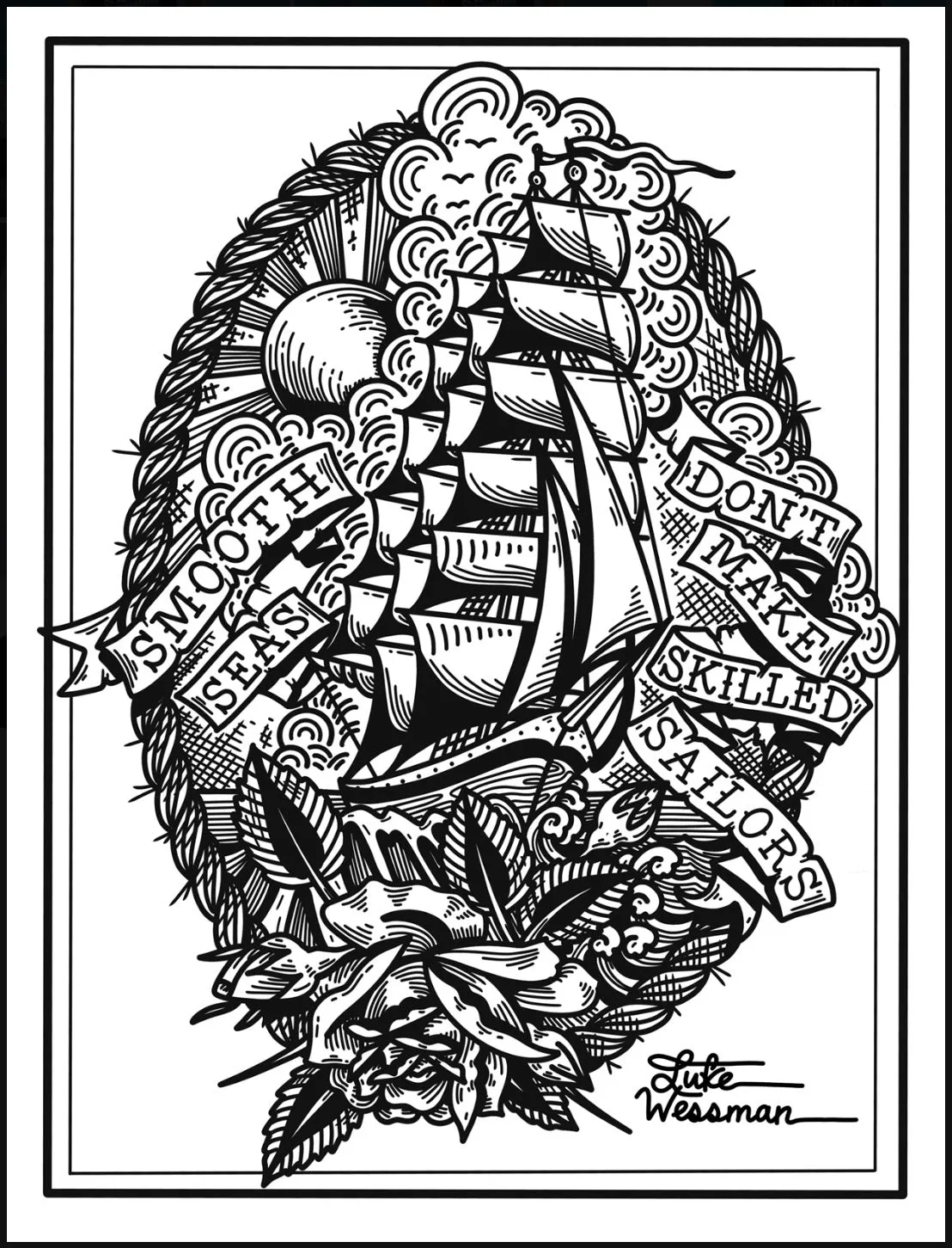 Smooth Seas Print