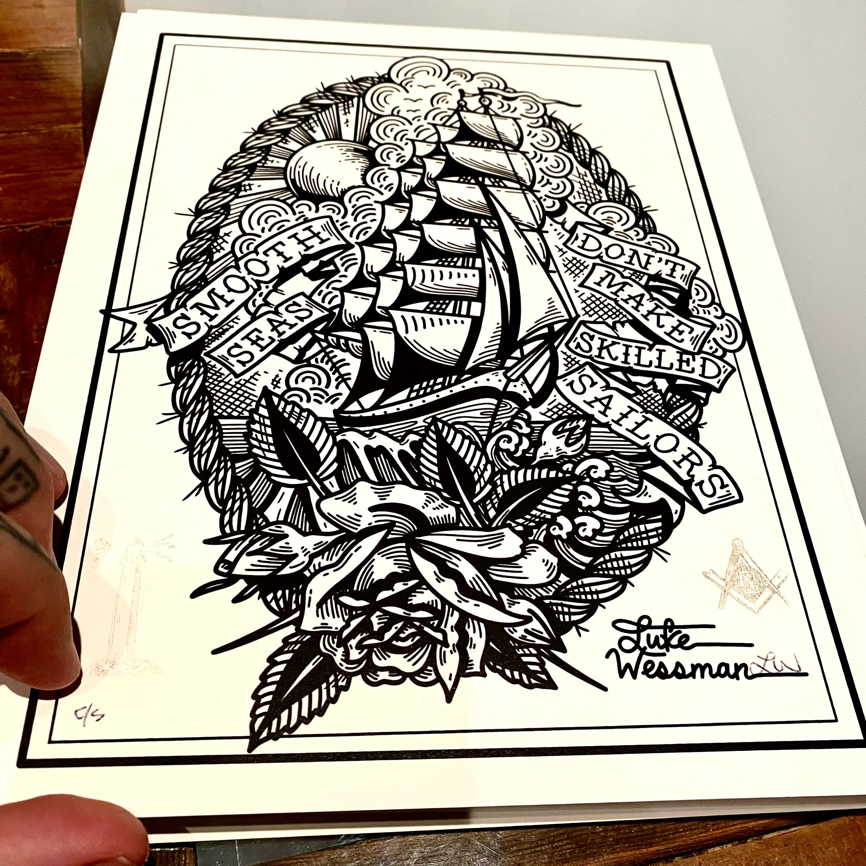 Smooth Seas Print