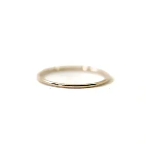 Smooth Stacking Ring - Gold Filled