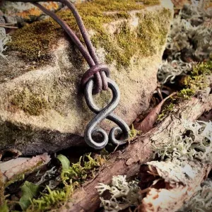 Smooth Troll Cross Pendant