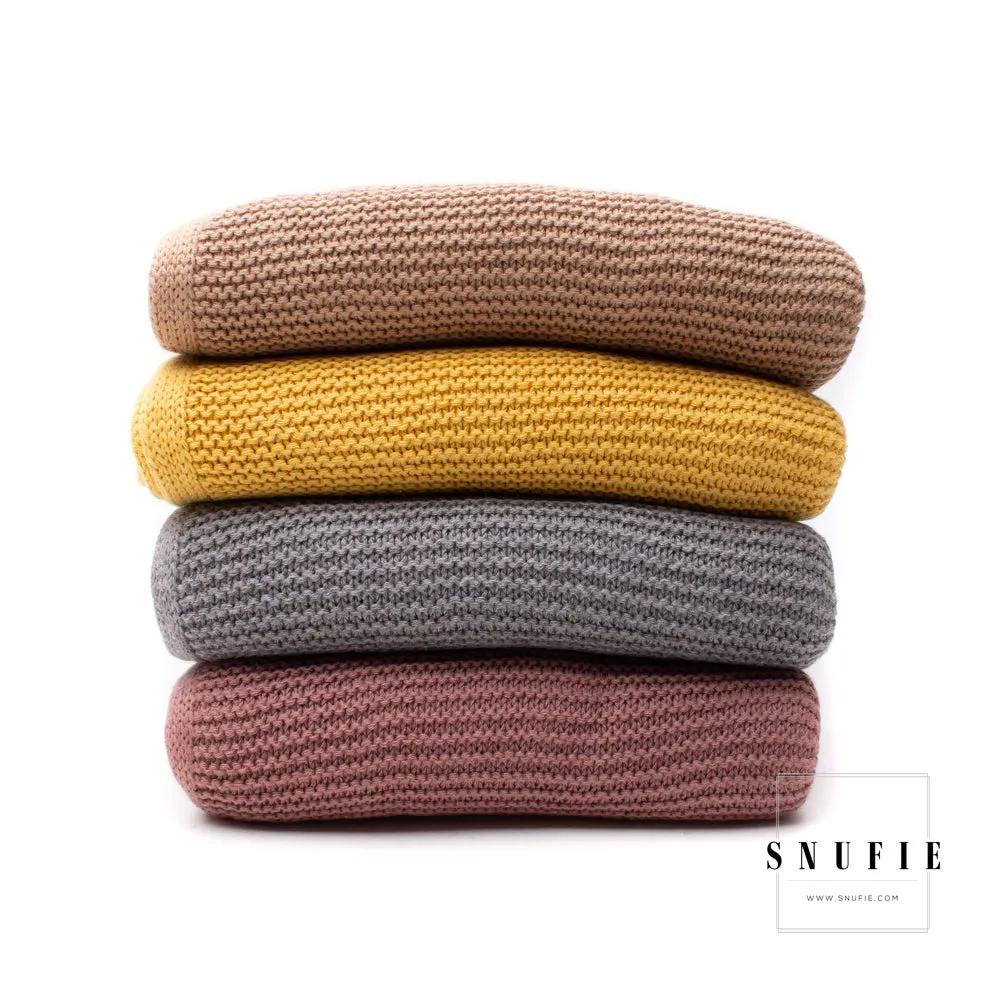 Snufie Super Soft Baby Blanket - Soft Mustard