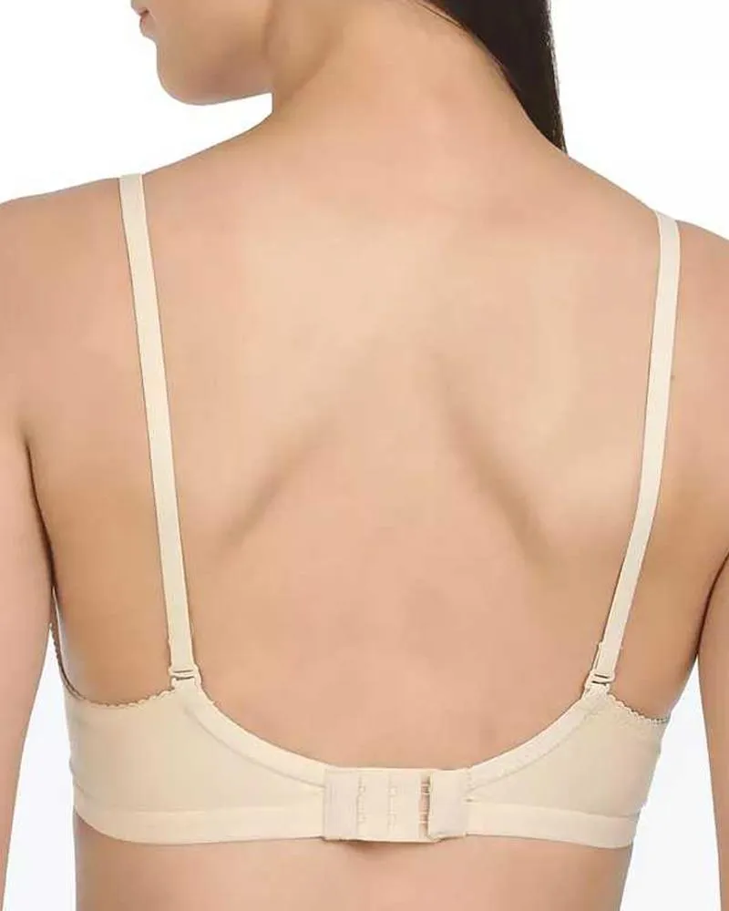 Soft Maroon Non Padded Bra - 5551 - Bodycare - Black