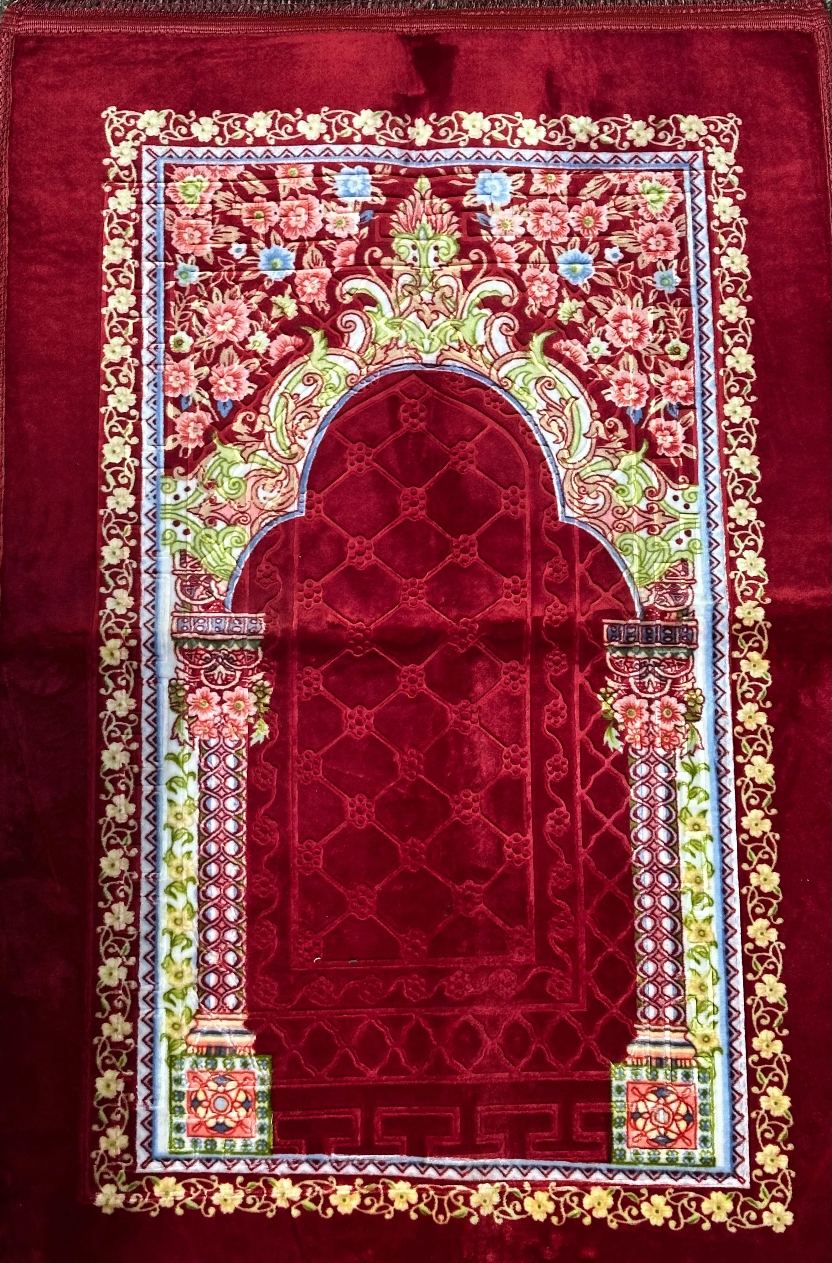 Soft Padded Prayer Mat - Red