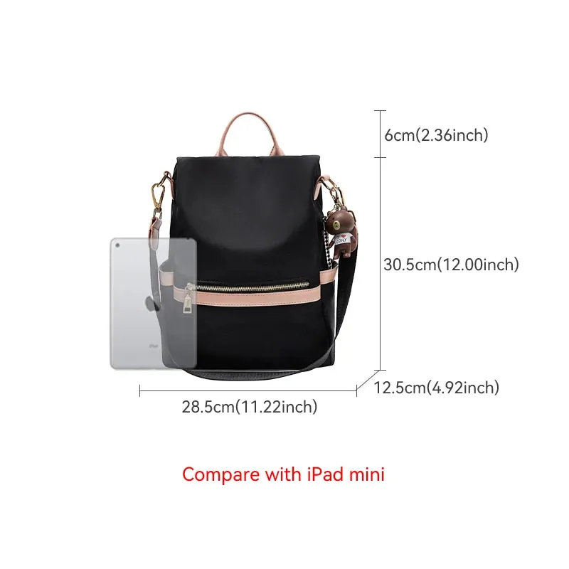 Split Leather Casual Backpack Lady