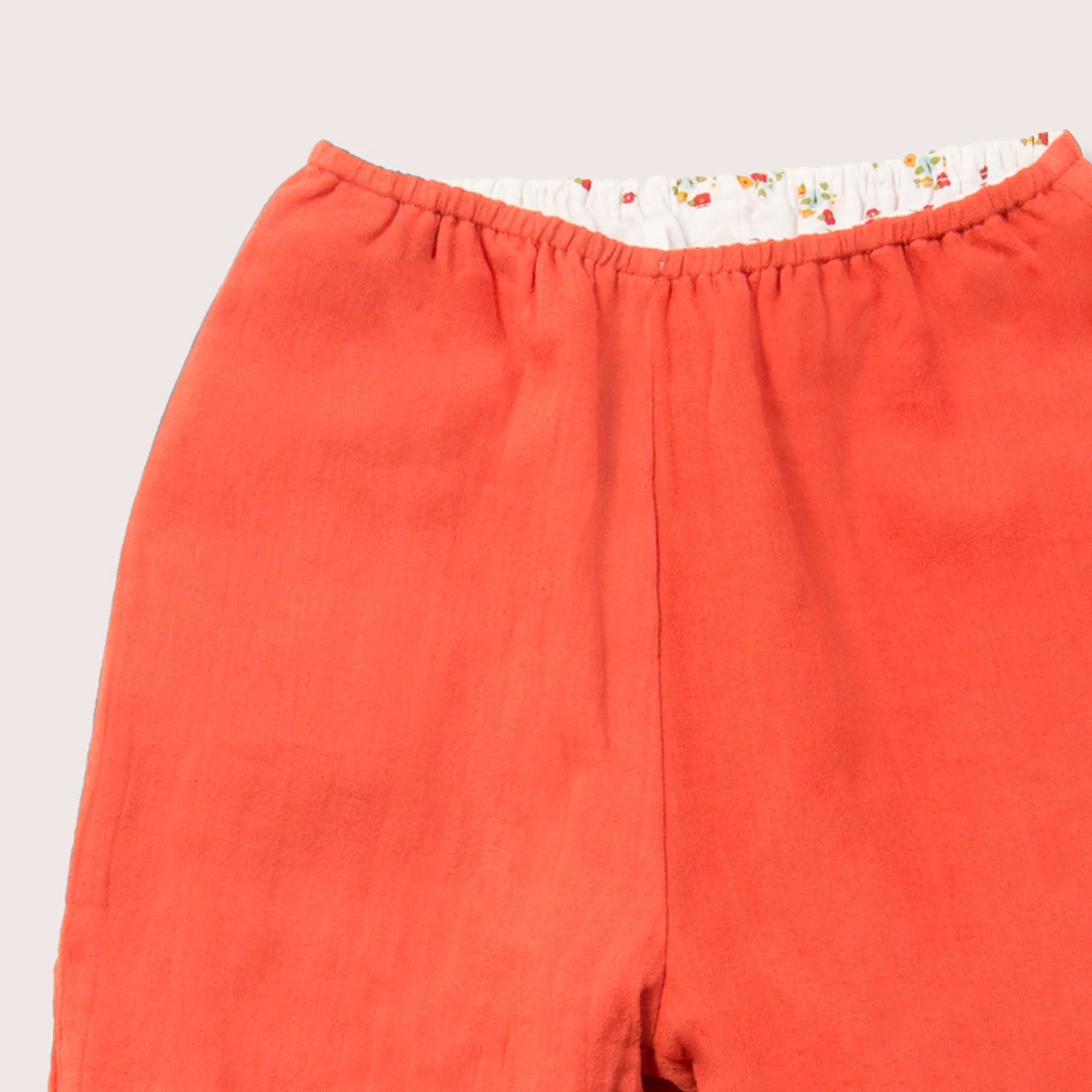 Spring Flowers Reversible Pull On Trousers