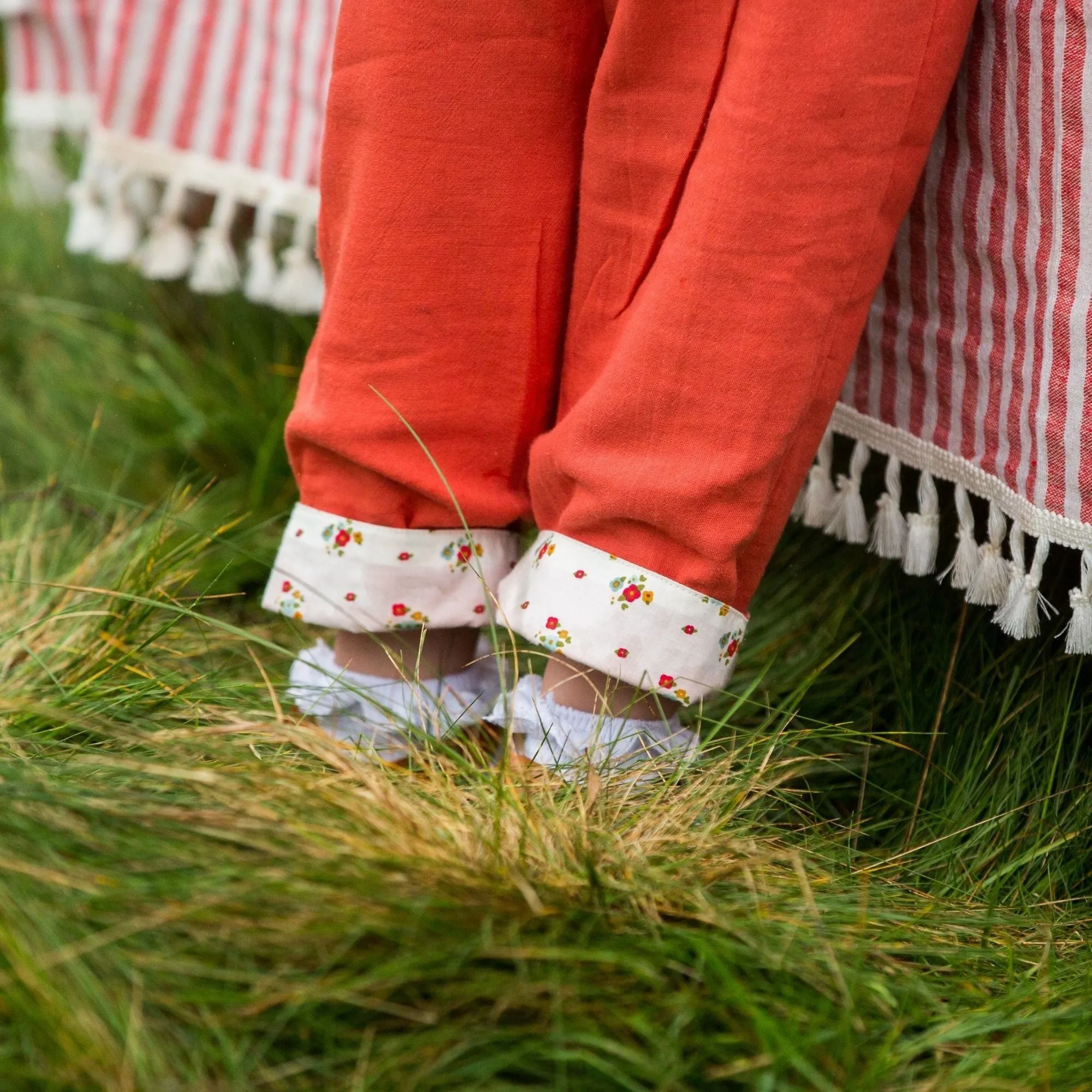 Spring Flowers Reversible Pull On Trousers