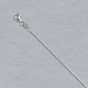 Springer's Collection Sterling Silver 1.5mm Round Cable Link Chain - 18"