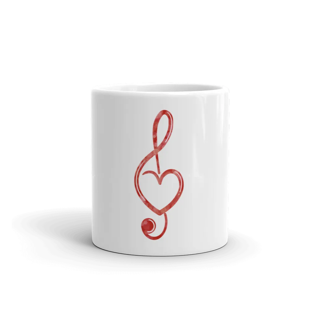 SR Heart Clef Mug