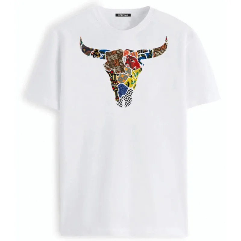 Stephan - Shweshwe Nguni White