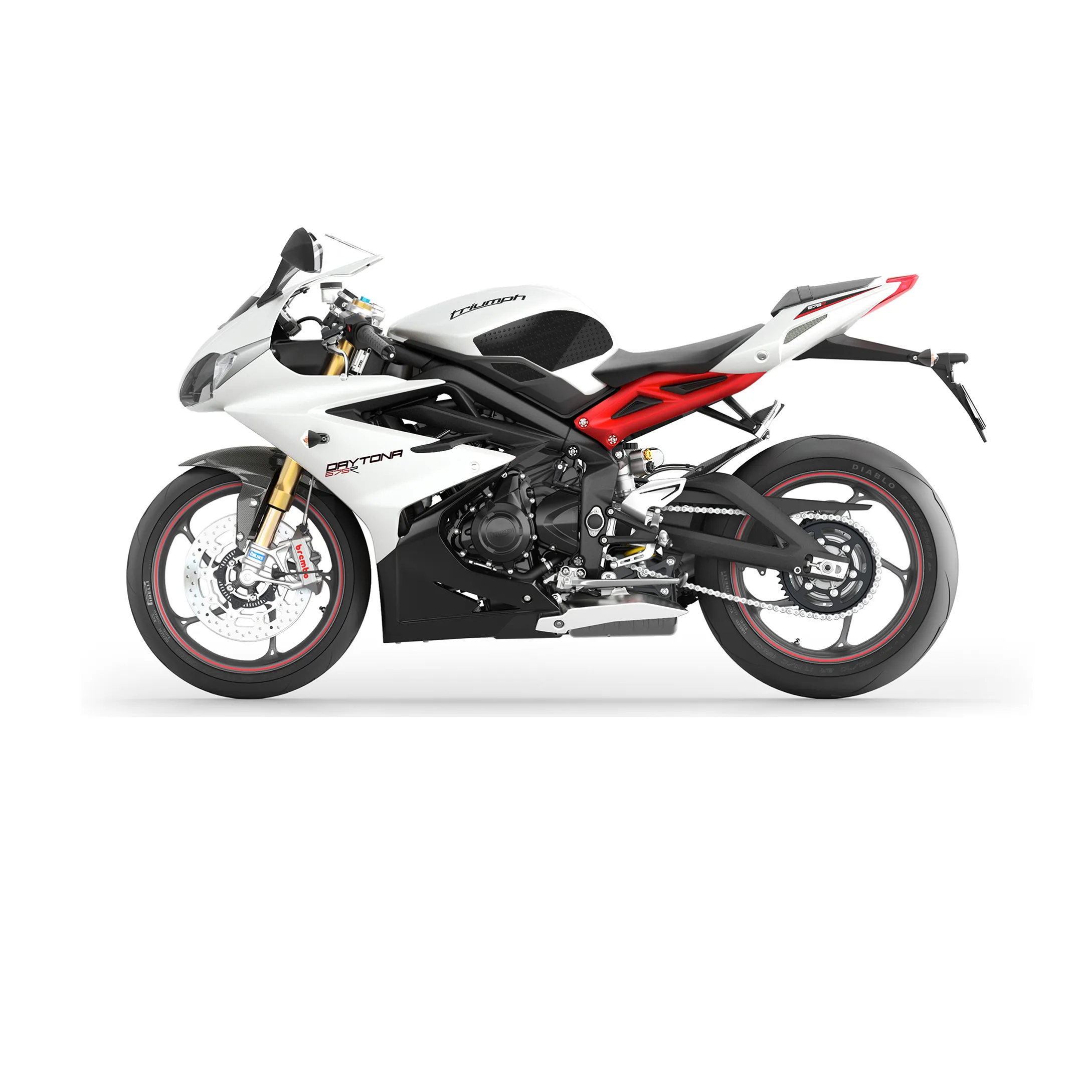 Stompgrip - Triumph Daytona 675 / Street Triple R/RS/S 13-25 Tank Grips (0078)