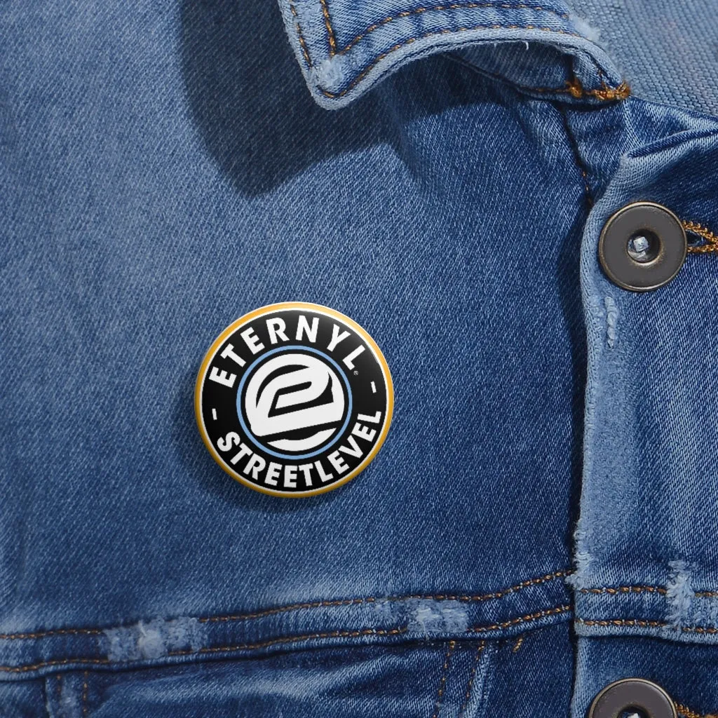 Street Level Circle Pin Button