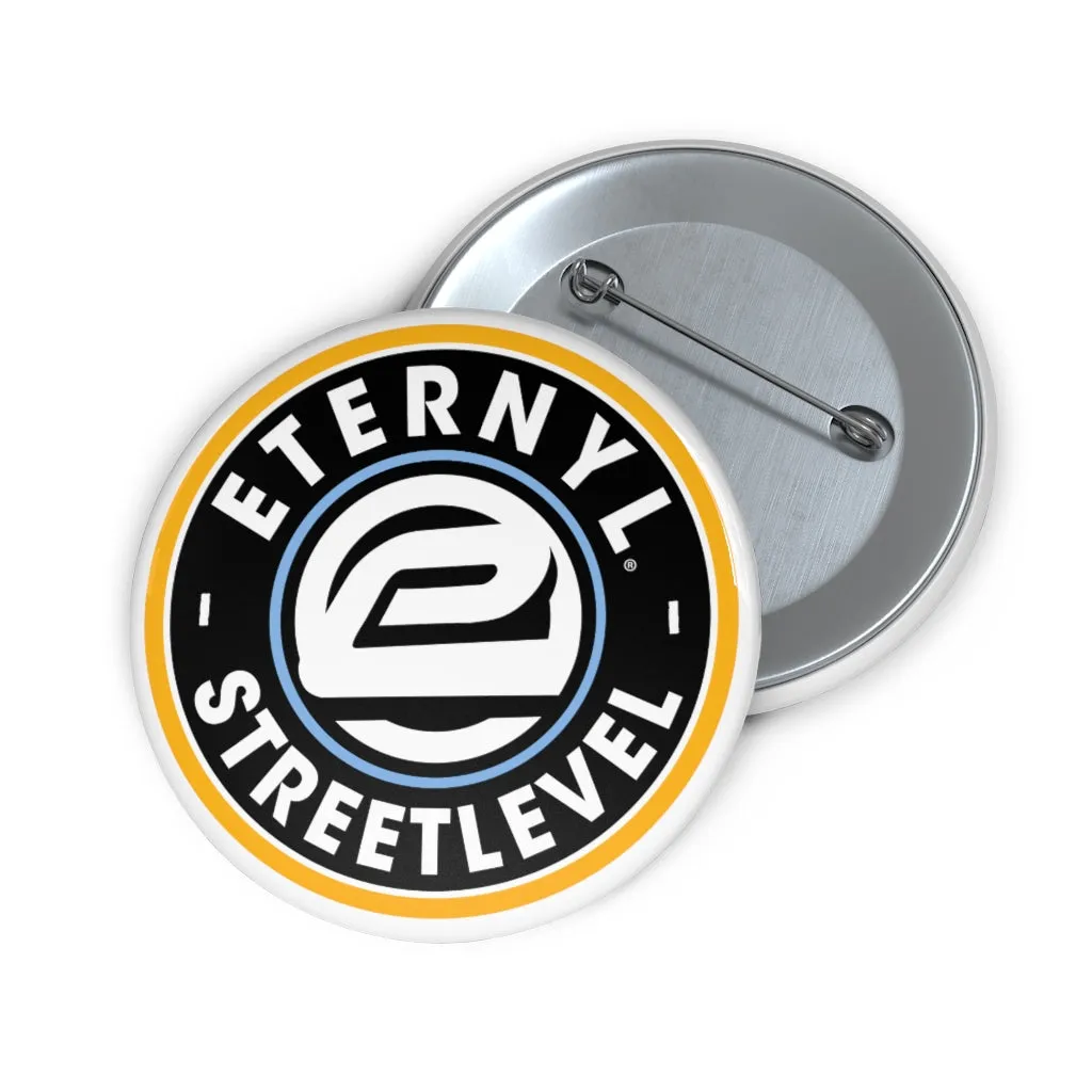 Street Level Circle Pin Button