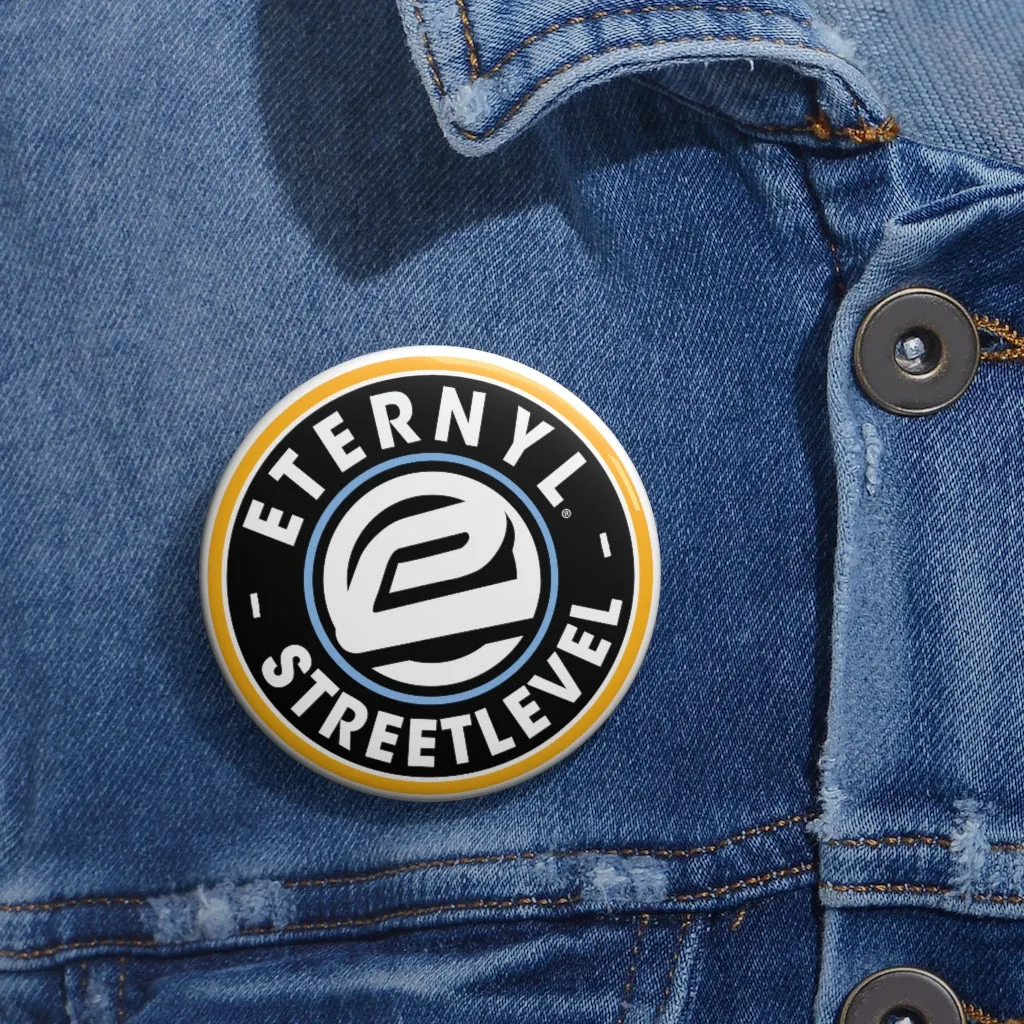 Street Level Circle Pin Button