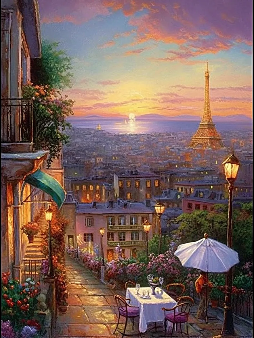 Street Paint By Numbers Kits UK MJ8583