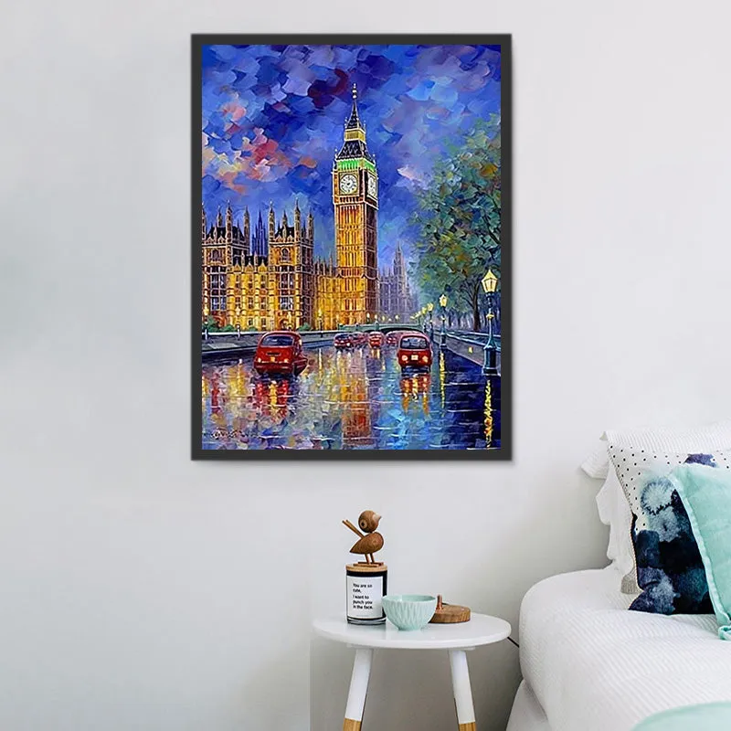 Street Paint By Numbers Kits UK MJ8584